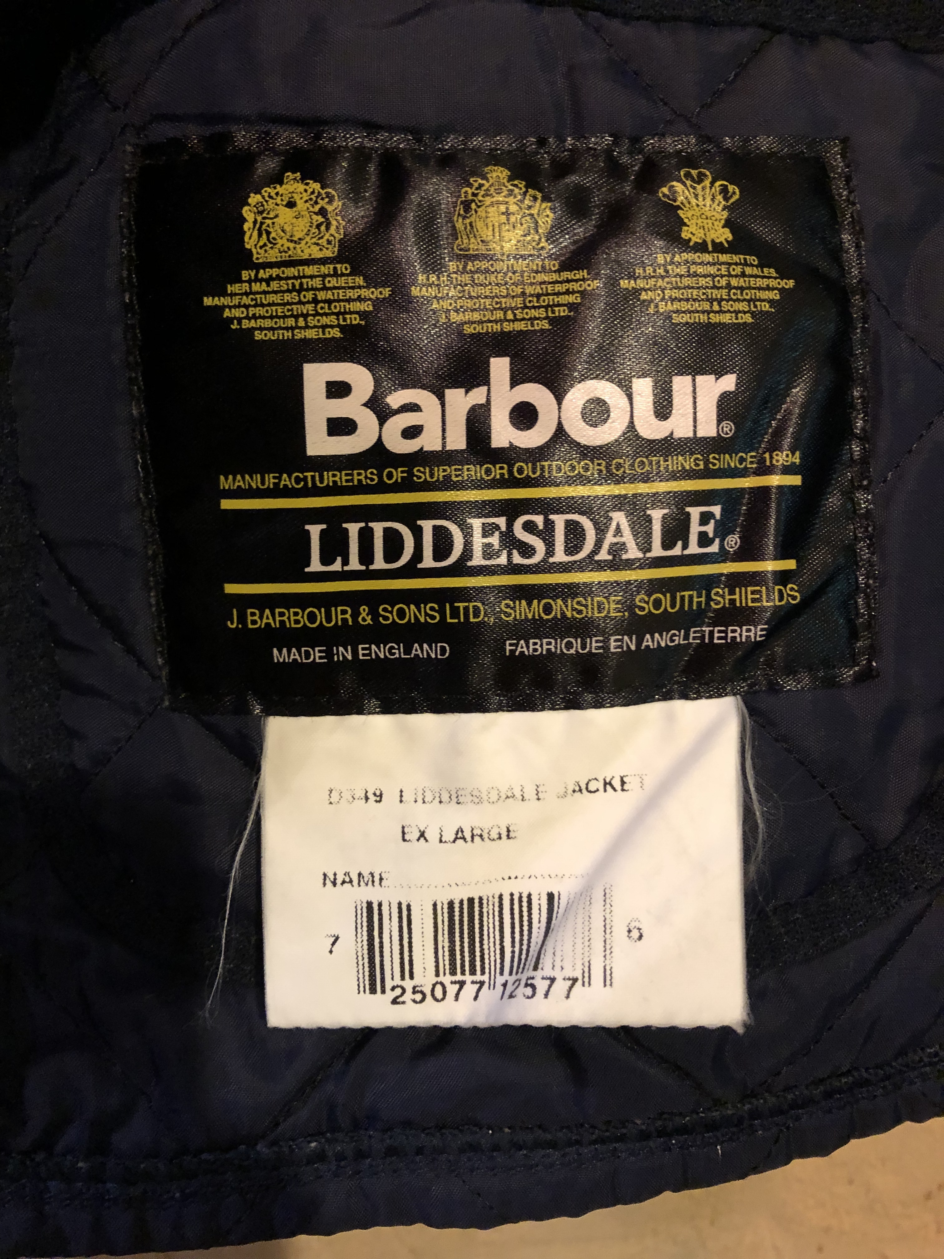 1990s Barbour LIDDESDALE キルティングジャケット